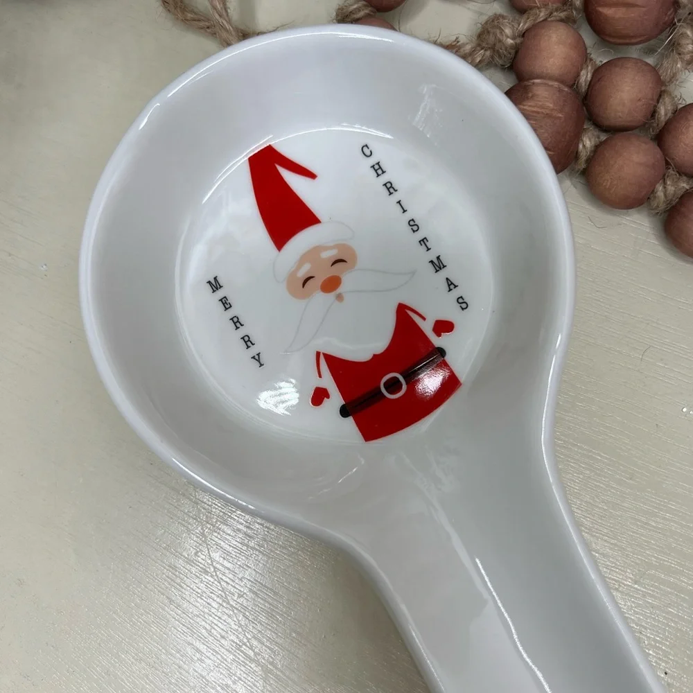 Brand New Godinger Merry Christmas Spoon Rest